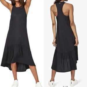 Sweaty Betty Racerback Black Sleeveless Dress